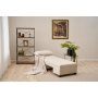 Atelier del Sofa Fotelja na razvlačenje Perenna Chenille Left Cream - slika 3