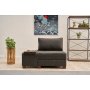 Atelier del Sofa Fotelja na razvlačenje Perenna Linen Left Anthracite - slika 1