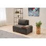 Atelier del Sofa Fotelja na razvlačenje Perenna Linen Right Anthracite - slika 2