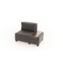 Atelier del Sofa Fotelja na razvlačenje Perenna Linen Right Anthracite - slika 5