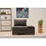 Atelier del Sofa Fotelja na razvlačenje Perenna Linen Right Anthracite - slika 1