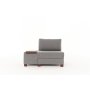 Atelier del Sofa Fotelja na razvlačenje Perenna Linen Left Grey - slika 4