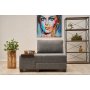 Atelier del Sofa Fotelja na razvlačenje Perenna Linen Left Grey - slika 1