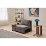Atelier del Sofa Fotelja na razvlačenje Perenna Chenille Left Grey - slika 2