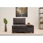 Atelier del Sofa Fotelja na razvlačenje Perenna Chenille Right Anthracite - slika 1