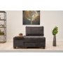 Atelier del Sofa Fotelja na razvlačenje Perenna Chenille Left Anthracite - slika 1