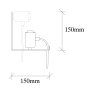OPVIQ Zidna lampa Tokyo 501 R COPPER - slika 3
