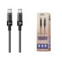 REMAX DATA kabl Walking TIP C na TIP C RC-C162 100W, 1.2m crni - slika 1