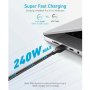 ANKER ANKER Type C na Type C kabl 1,8m 240W CRNI - slika 4