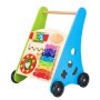 ECO TOYS Edukativna drvena guralica činele + kocke - slika 3