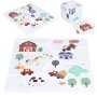 ECO TOYS Velika podloga za igru EVA FOAM Farma 01 90.5x90.5 cm 21 deo - slika 1