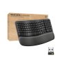 LOGITECH Wave Bluetooth ergonomic tastatura- GRAPHITE - US INT'L - slika 2