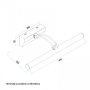 HOME LIGHT Vesta 138 LED zidna lampa - slika 3