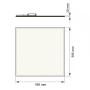 BBLINK Dawn LED panel HN-PL6060 40W 4000K Backlight - slika 4