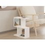 HOME LINE Pomoćni stočić Zet White - slika 1