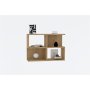 HOME LINE Pomoćni stočić Many Sapphire Oak - slika 2