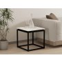 HOME LINE Pomoćni stočić Nergis White - slika 1