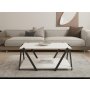 HOME LINE Sto za dnevnu sobu Lara White - slika 2
