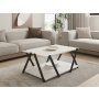 HOME LINE Sto za dnevnu sobu Lara White - slika 1