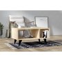 HOME LINE Sto za dnevnu sobu Clara Sapphire Oak - slika 1