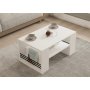 HOME LINE Sto za dnevnu sobu Iris White - slika 3
