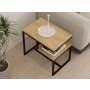 HOME LINE Pomoćni stočić Wengen Sapphire Oak - slika 3