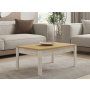 HOME LINE Sto za dnevnu sobu Layla Sapphire Oak Antik White - slika 1