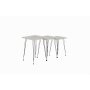 HOME LINE Set stolova Mali Christal White - slika 3