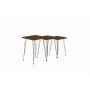 HOME LINE Set stolova Mali Walnut - slika 3