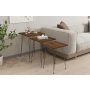 HOME LINE Set stolova Mali Walnut - slika 1