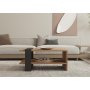 HOME LINE Sto za dnevnu sobu Ova Atlantic Pine Anthracite - slika 2