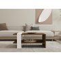 HOME LINE Sto za dnevnu sobu Gaye Walnut White - slika 2