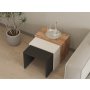 HOME LINE Set stolova Gul Atlantic Pine White Anthracite - slika 2