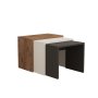 HOME LINE Set stolova Gul Atlantic Pine White Anthracite - slika 3