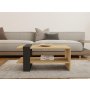 HOME LINE Sto za dnevnu sobu Yonca Sapphire Oak Anthracite - slika 2