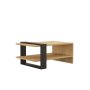 HOME LINE Sto za dnevnu sobu Yonca Sapphire Oak Anthracite - slika 4