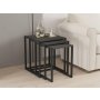 HOME LINE Set stolova Tali Anthracite - slika 1