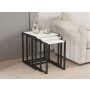 HOME LINE Set stolova Tali Antik White - slika 1