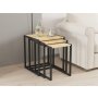 HOME LINE Set stolova Tali Sapphire Oak - slika 1