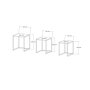 HOME LINE Set stolova Tali Ud - slika 4