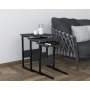 HOME LINE Set stolova Sali Anthracite - slika 1