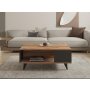 HOME LINE Sto za dnevnu sobu Yuka Atlantic Pine Anthracite - slika 2