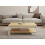 HOME LINE Sto za dnevnu sobu Moli Sapphire Oak Antik White - slika 2