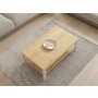 HOME LINE Sto za dnevnu sobu Moli Sapphire Oak Antik White - slika 3