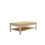 HOME LINE Sto za dnevnu sobu Moli Sapphire Oak Antik White - slika 4