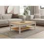 HOME LINE Sto za dnevnu sobu Moli Sapphire Oak Antik White - slika 1