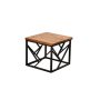 HOME LINE Pomoćni stočić Zenica Walnut - slika 3
