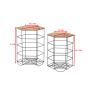 HOME LINE Set stolova Cedric Atlantic Pine - slika 4