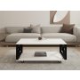 HOME LINE Sto za dnevnu sobu Berk White - slika 2