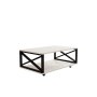 HOME LINE Sto za dnevnu sobu Berk White - slika 4